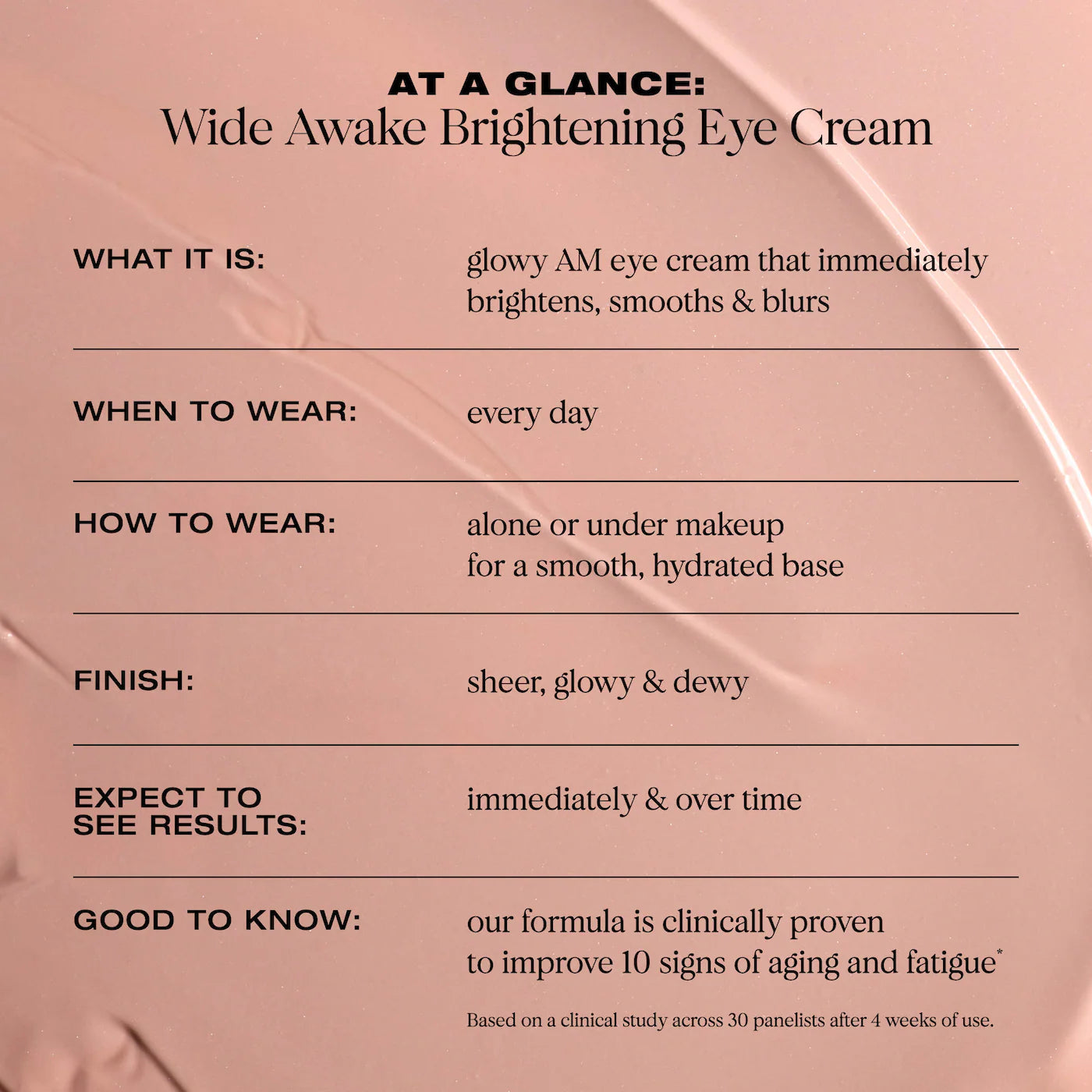 YSE Beauty | Wide Awake Brightening & Depuffing Eye Cream With Vitamin C & Caffeine (Crema para Contorno de Ojos Iluminadora y Desinflamante con Vitamina C y Cafeína) | Pre-orden