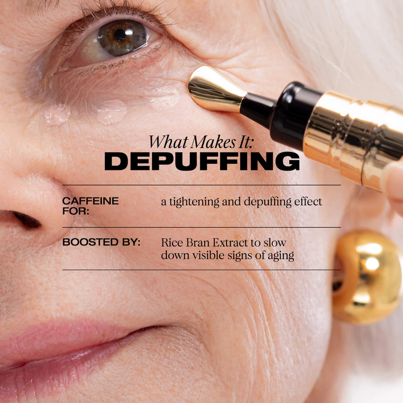 YSE Beauty | Wide Awake Brightening & Depuffing Eye Cream With Vitamin C & Caffeine (Crema para Contorno de Ojos Iluminadora y Desinflamante con Vitamina C y Cafeína) | Pre-orden