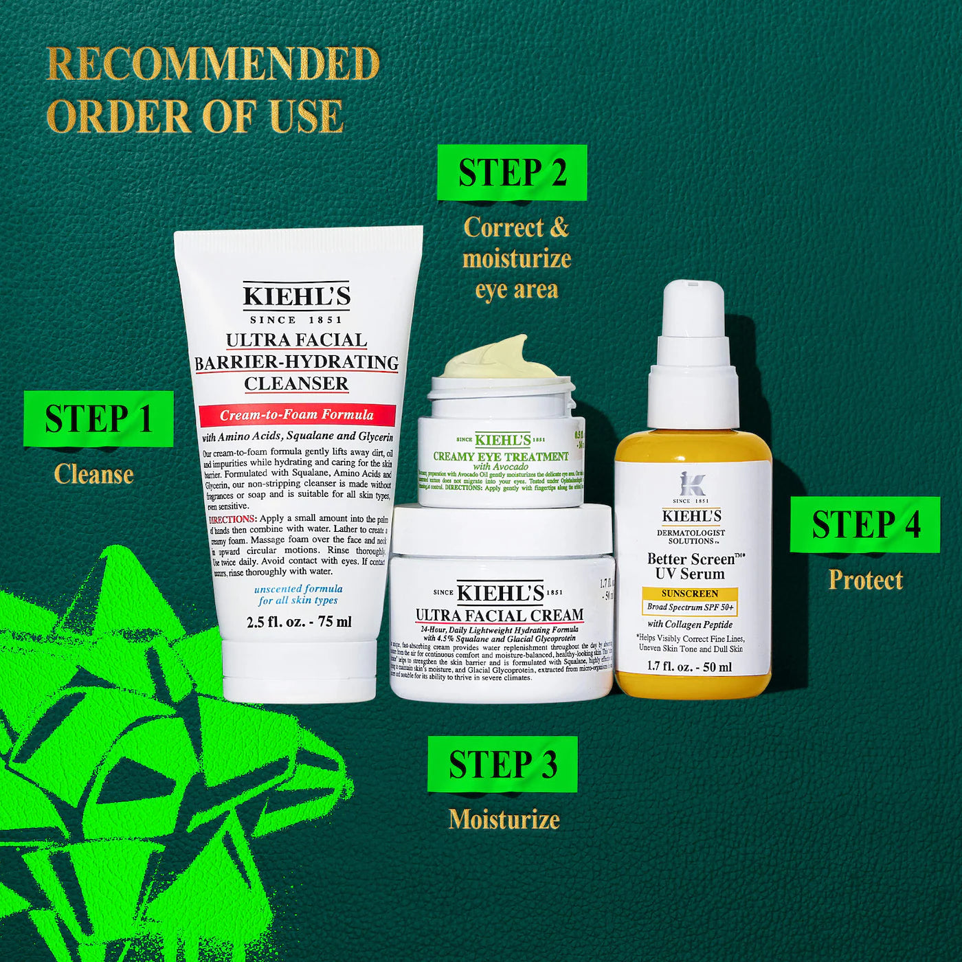 Pre-orden: Kiehl's Since 1851 | Yuletide Glow Skincare Gift Set