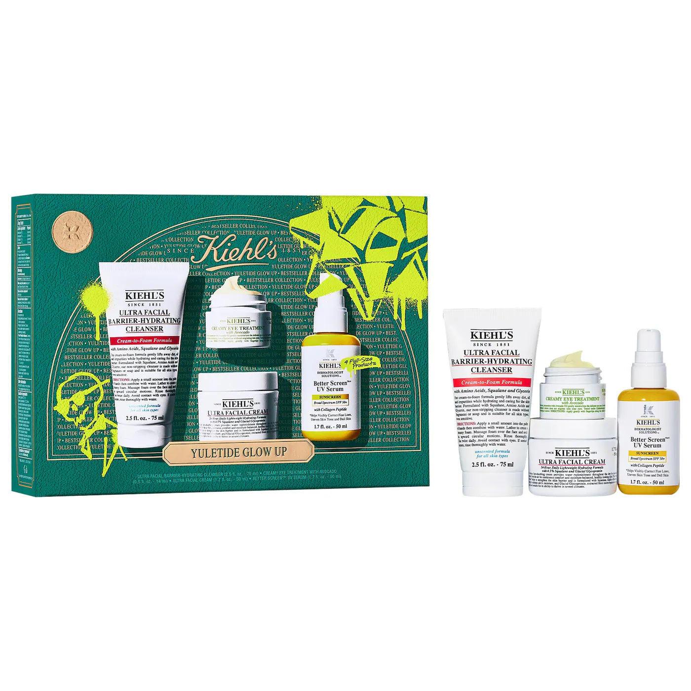 Pre-orden: Kiehl's Since 1851 | Yuletide Glow Skincare Gift Set