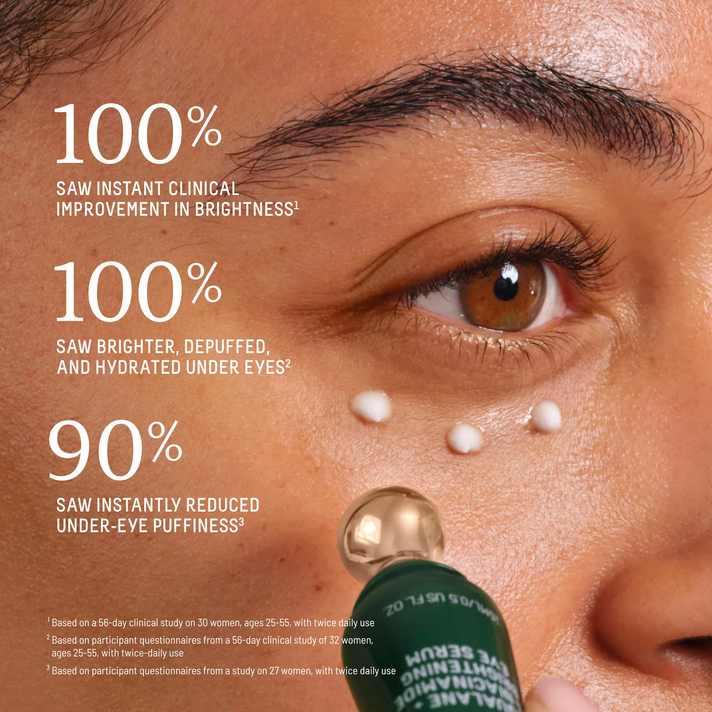 Pre-order: Biossance | 5% Niacinamide Brightening Eye Serum with Vitamin C + Squalane