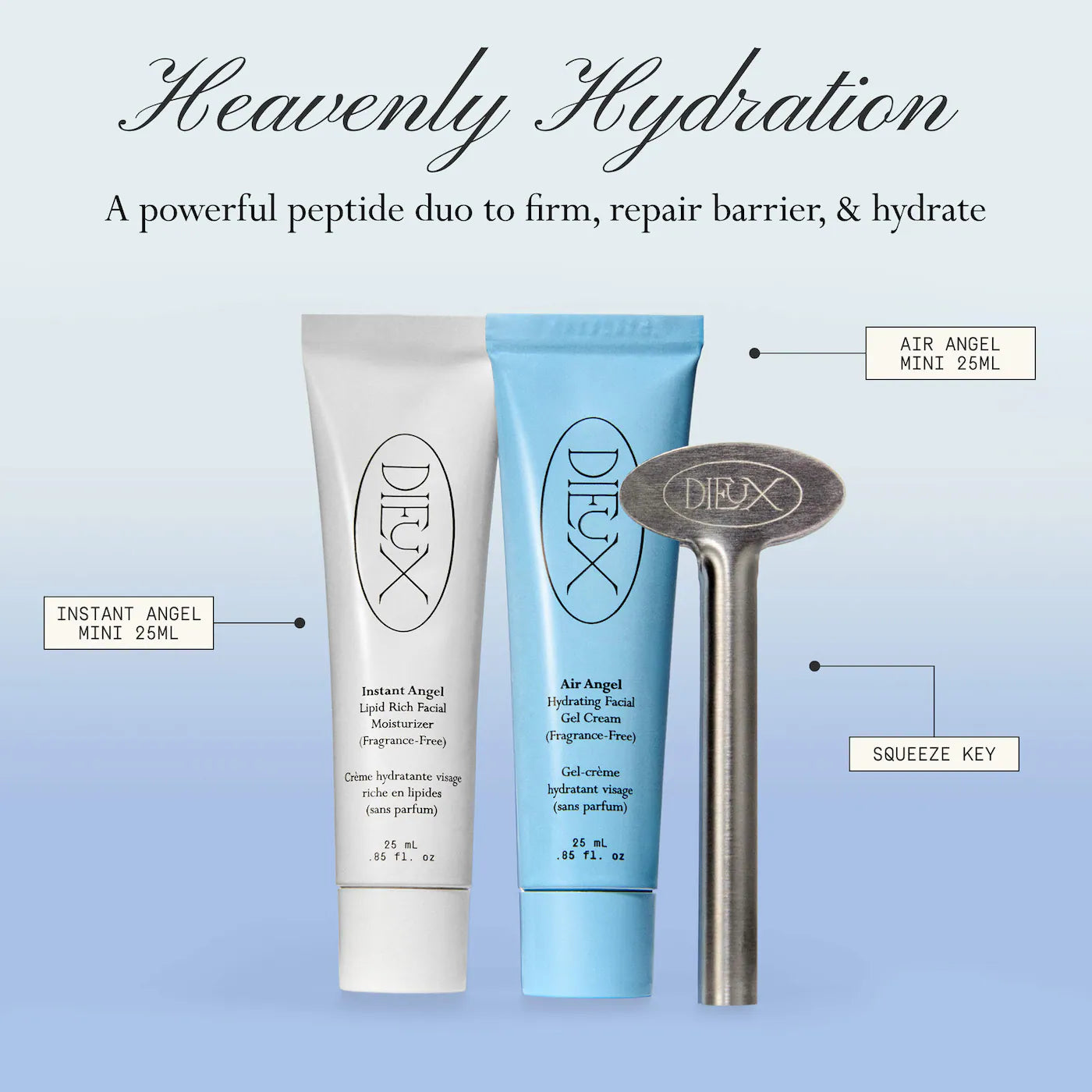 Pre-orden: Dieux | Heavenly Hydration Hydrate, Glow, and Firm Kit