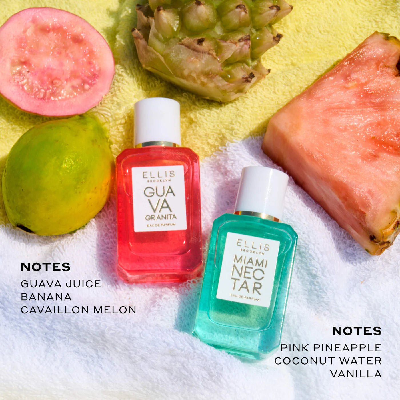 Pre-orden: Ellis Brooklyn | BEACH CLUB Fragrance Mini Duo with Pink Pineapple and Guava Perfume Gift Set