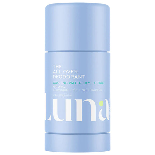 Pre-orden: Luna Daily | The Cooling All Over Deodorant™ - Extra-strength, Natural, Non-Staining, Aluminum Free Body Deodorant Stick