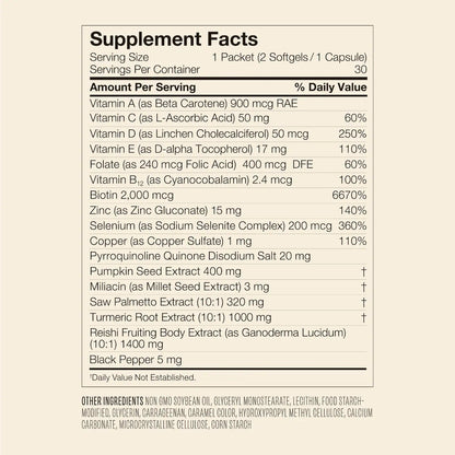 Pre-order: Vegamour | GRO+ Advanced Growth & Density Supplements for Hair Thinning and Loss