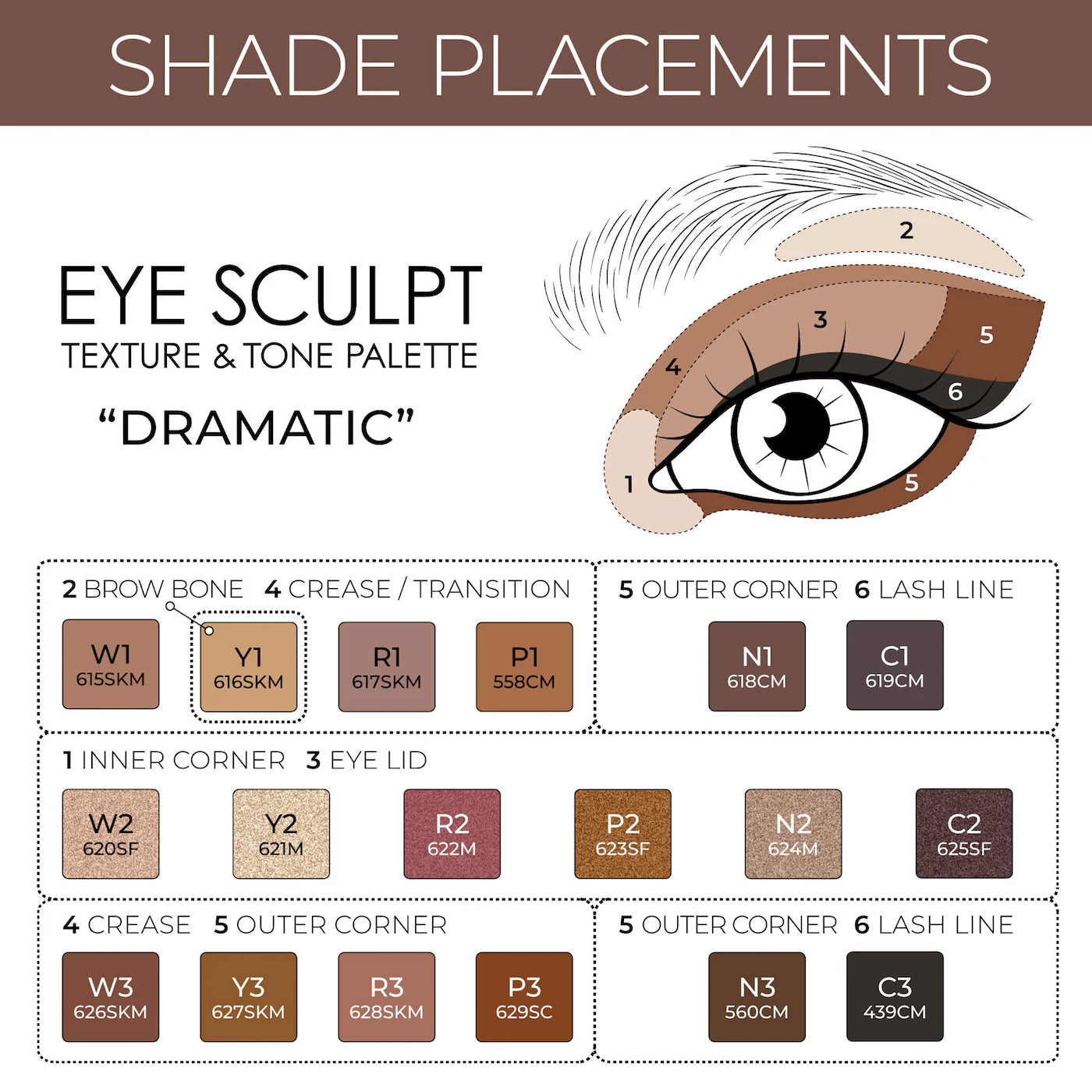 Pre-orden: NATASHA DENONA | Eye Sculpt Texture & Tone Eyeshadow Palette | Dramatic