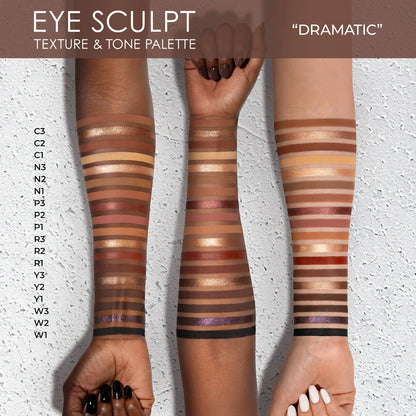 Pre-orden: NATASHA DENONA | Eye Sculpt Texture & Tone Eyeshadow Palette | Dramatic