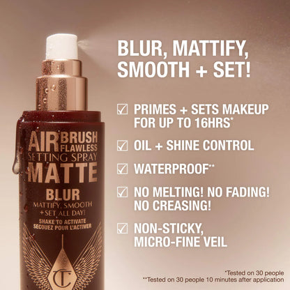 Pre-orden: Charlotte Tilbury | Airbrush Flawless Matte Blurring & Waterproof Setting Spray