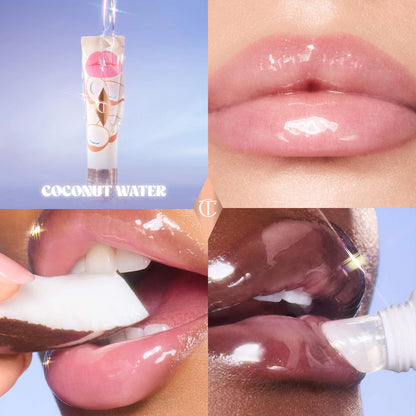 Pre-orden: Charlotte Tilbury | Unreal Lips Healthy Glow Nectar Lip Oil with Hyaluronic Acid and Vitamin E