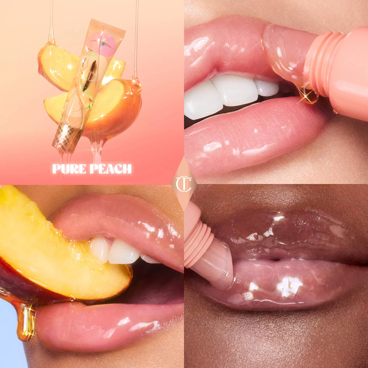 Pre-orden: Charlotte Tilbury | Unreal Lips Healthy Glow Nectar Lip Oil with Hyaluronic Acid and Vitamin E
