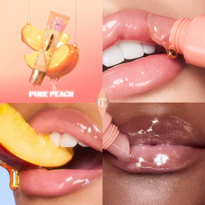 Pre-orden: Charlotte Tilbury | Unreal Lips Healthy Glow Nectar Lip Oil with Hyaluronic Acid and Vitamin E