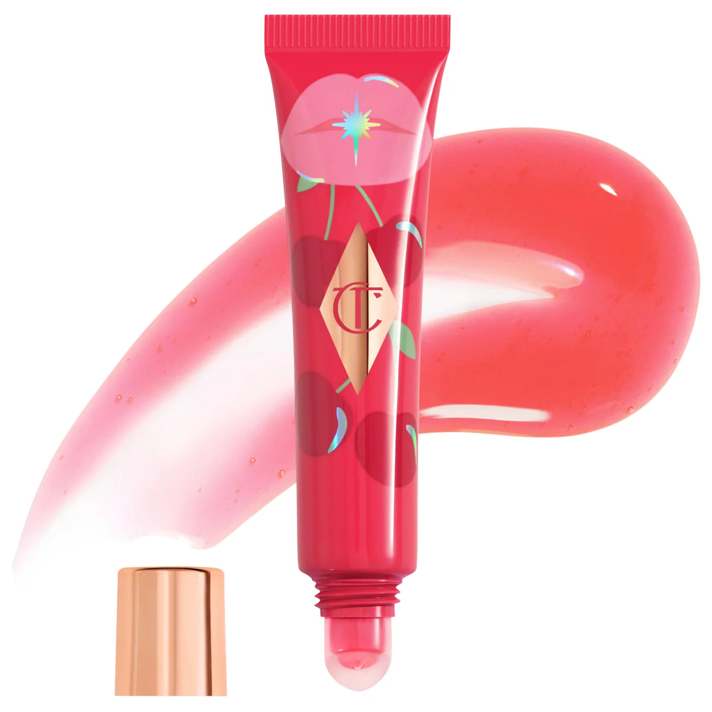 Pre-orden: Charlotte Tilbury | Unreal Lips Healthy Glow Nectar Lip Oil with Hyaluronic Acid and Vitamin E