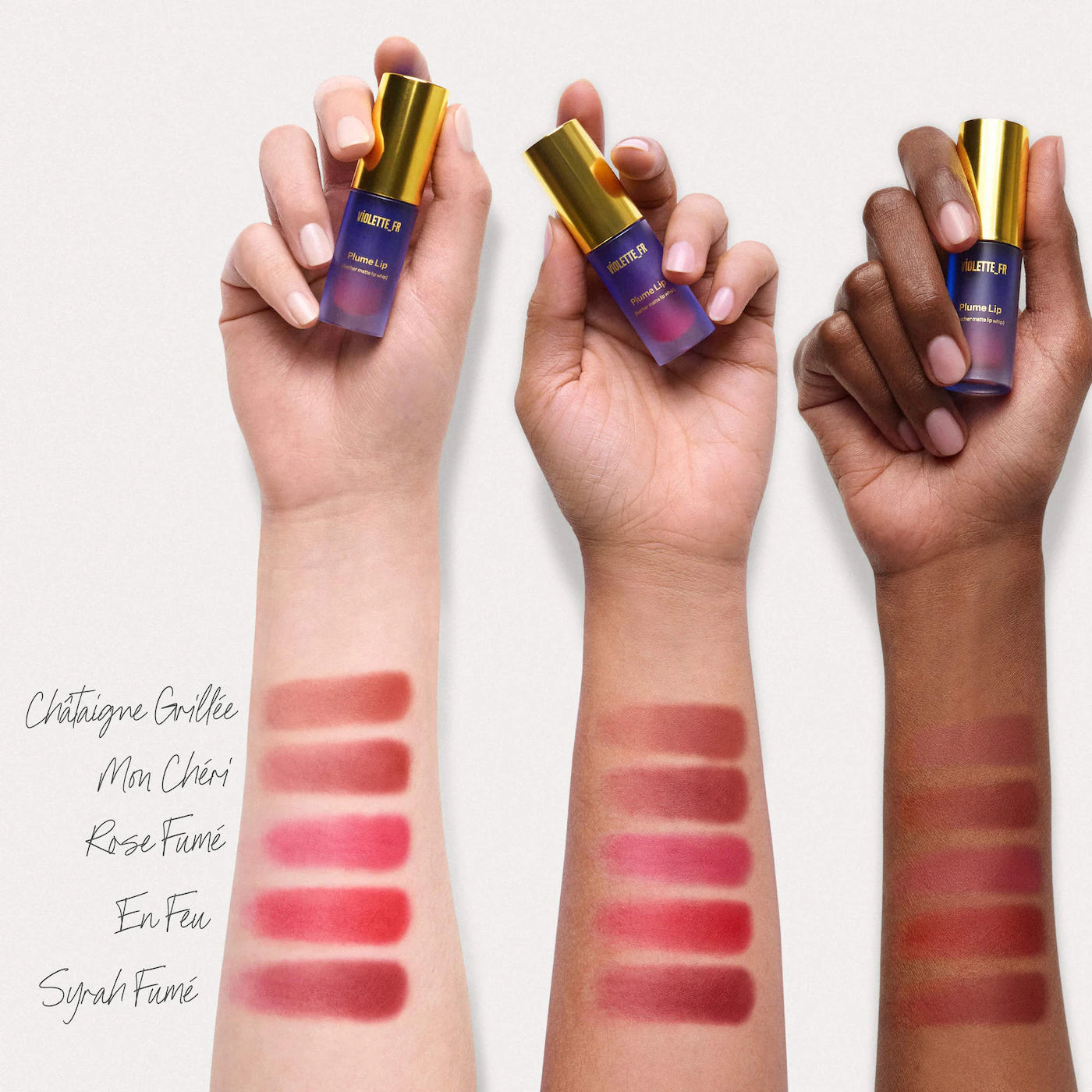 Pre-orden: VIOLETTE_FR | PLUME LIP Moisturizing Feather Matte Lip Whip