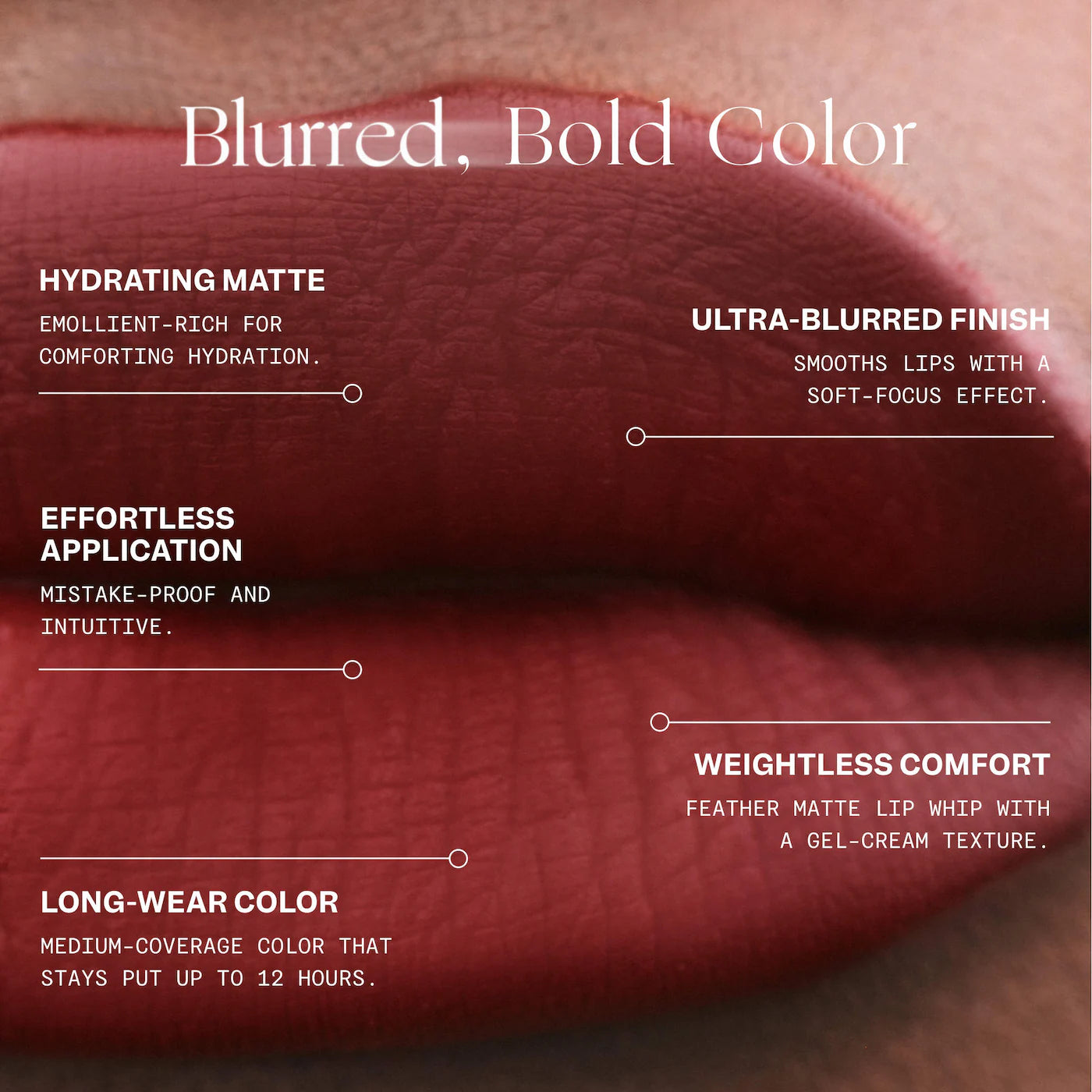 Pre-orden: VIOLETTE_FR | PLUME LIP Moisturizing Feather Matte Lip Whip