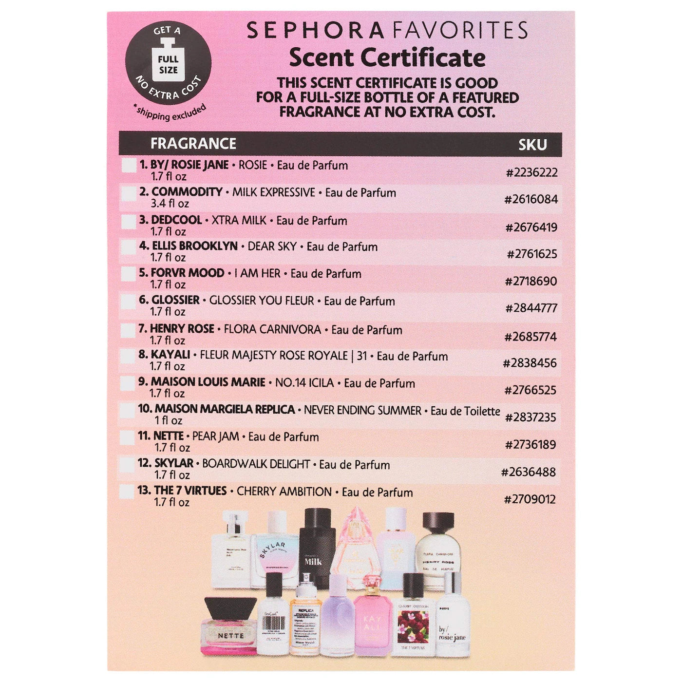 Pre-order: Sephora Favorites | Next Big Thing Perfume Sampler Set w/ Redeemable Voucher