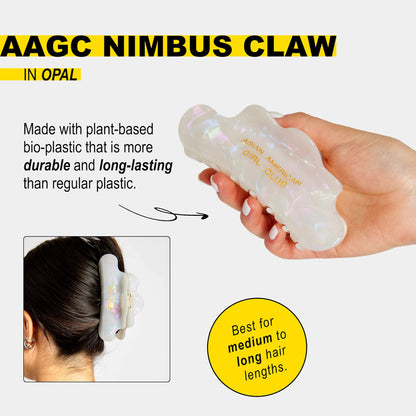 Pre-orden: Chunks | Chunks x AAGC Nimbus Hair Claw Clip in Opal