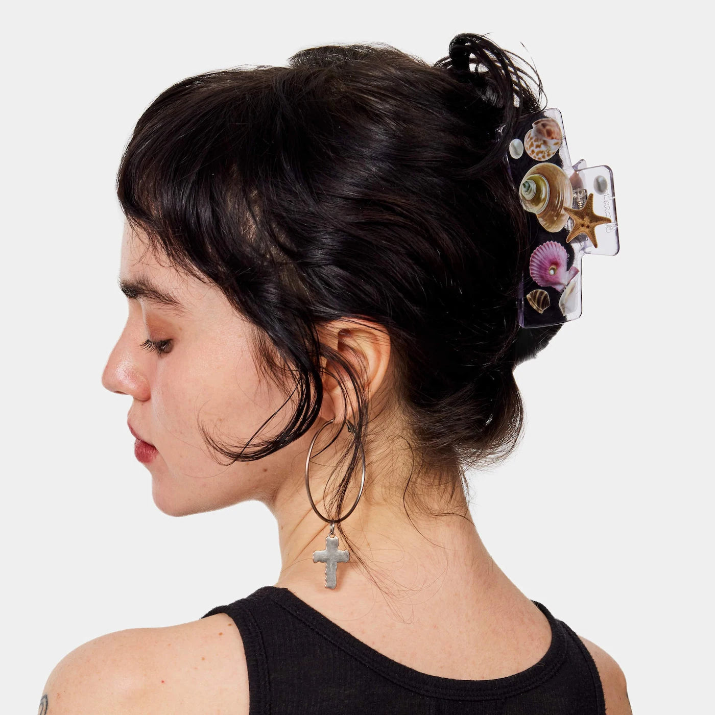 Pre-orden: Chunks | Box Hair Claw Clip in Seashell
