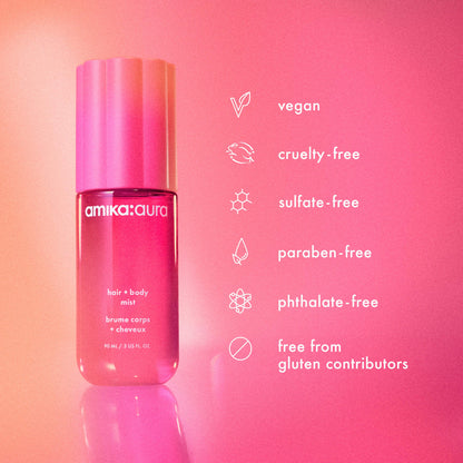 Pre-orden: amika | amika: aura Hair & Body Mist