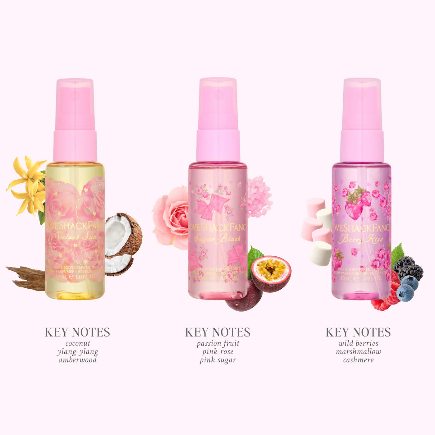 Pre-orden: LoveShackFancy | Mini Hair and Body Mist Perfume Discovery Set