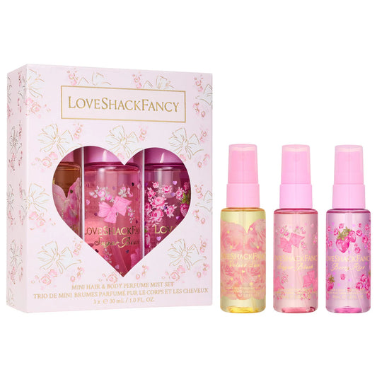Pre-orden: LoveShackFancy | Mini Hair and Body Mist Perfume Discovery Set