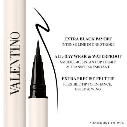 Pre-orden: Valentino | V-Liner Waterproof Liquid Eyeliner