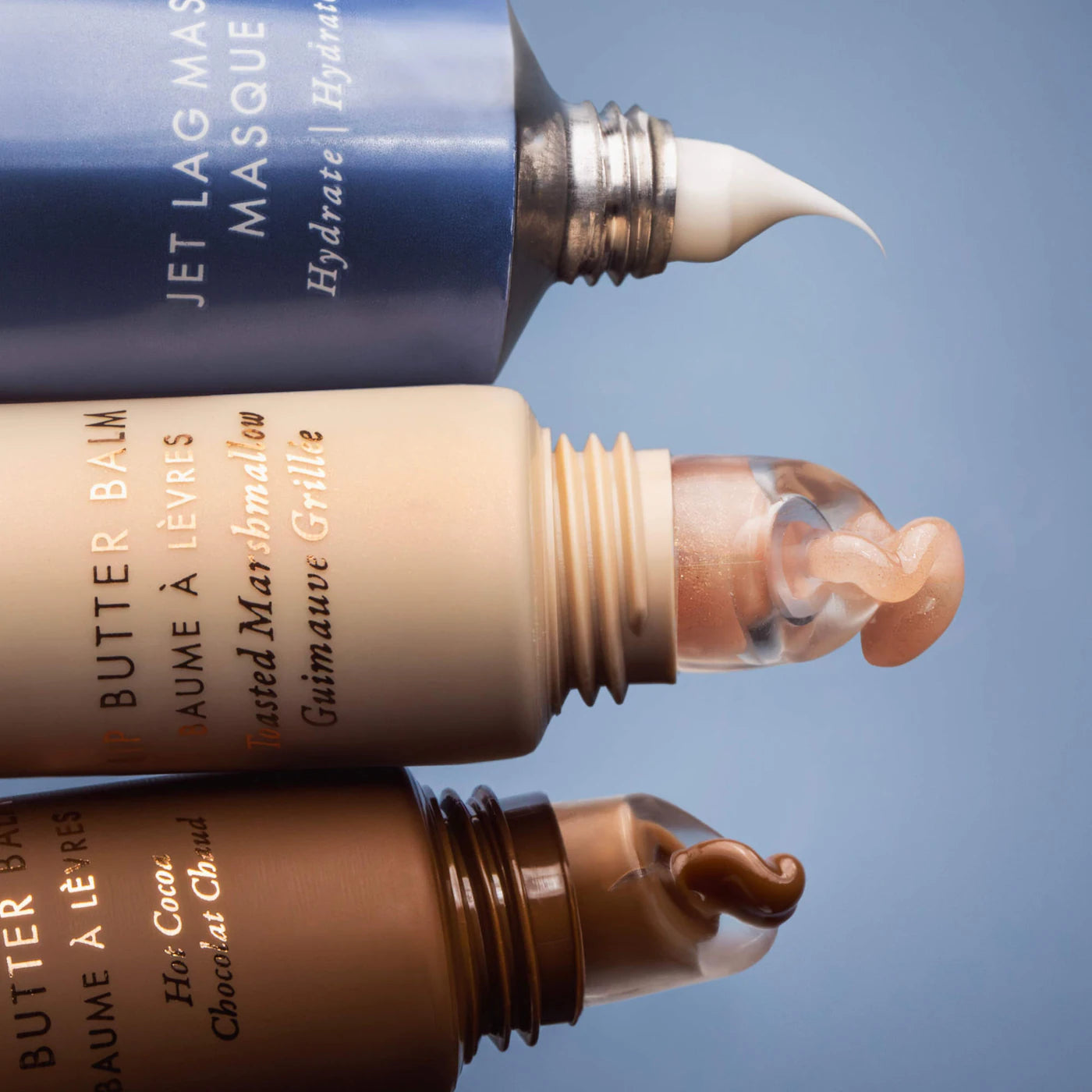 Pre-orden: Summer Fridays | The Holiday Trio Set with Lip Butter Balm in Hot Cocoa & Toasted Marshmallow
