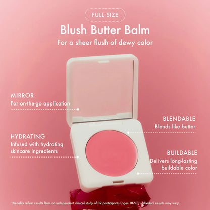 Pre-orden: Summer Fridays | The Dewy Pink Set with mini Lip Butter Balm in Pink Sugar