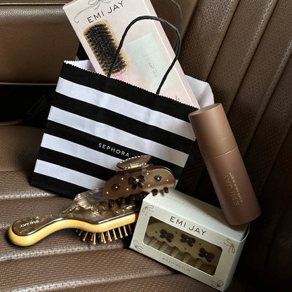 Pre-orden: Emi Jay | Sweetheart Hair Claw Clip in Cocoa Cashmere