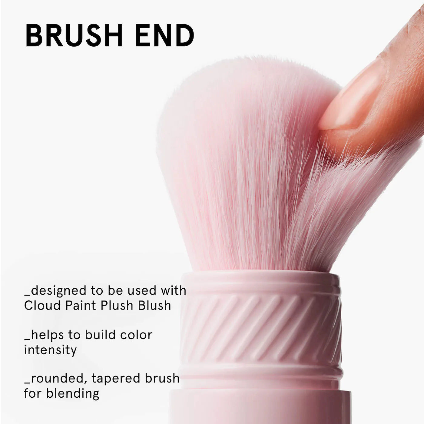 Pre-orden: Glossier | Cloud Paint Dual-Ended Cheek Blush Brush