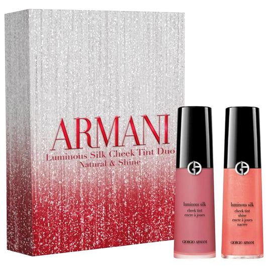 Pre-orden:  Armani Beauty | Luminous Silk Cheek Tint Liquid Blush Duo Set