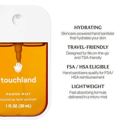 Pre-orden: Touchland | Limited Edition Power Mist Hydrating Hand Sanitizer Seasonal Trio Set