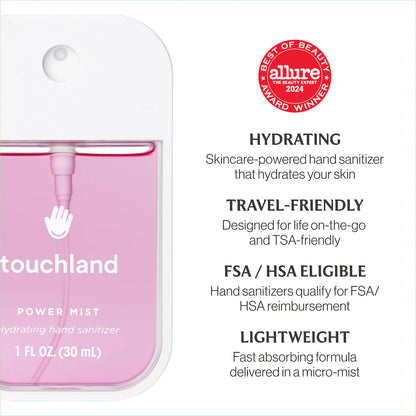 Pre-orden: Touchland | Limited Edition Power Mist Hydrating Hand Sanitizer Top 5-Set