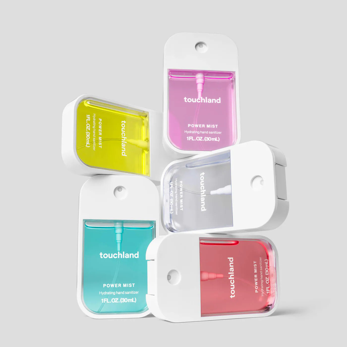 Pre-orden: Touchland | Limited Edition Power Mist Hydrating Hand Sanitizer Top 5-Set
