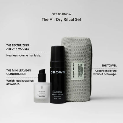 Pre-orden: Crown Affair | The Air Dry Ritual Hair Gift Set