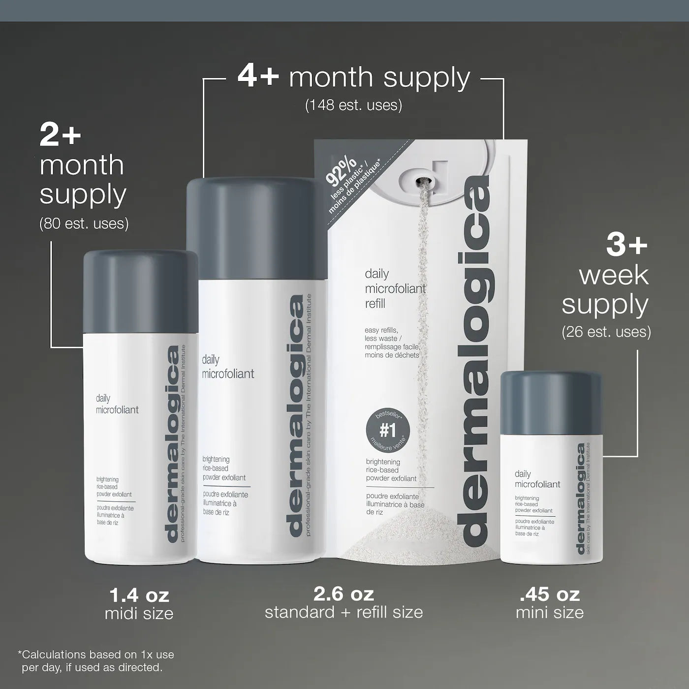 Pre-orden: Dermalogica | Daily Microfoliant Refillable Exfoliator | Daily Microfoliant First Snow Of The Season Set