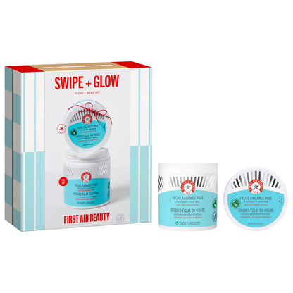 Pre-orden:  First Aid Beauty | Swipe + Glow Home + Away Holiday Gift Set
