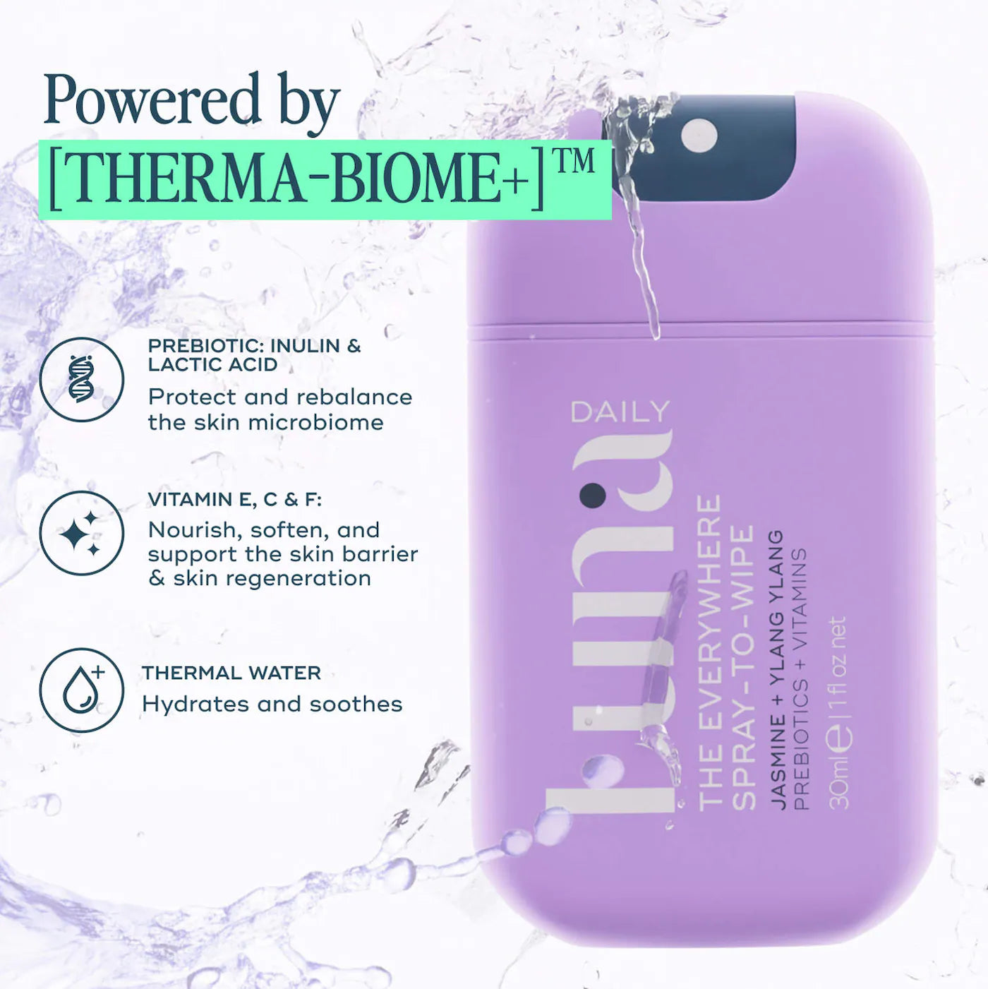 Pre-orden:  Luna Daily | The Everywhere Spray-to-Wipe Mini Trio Holiday Set