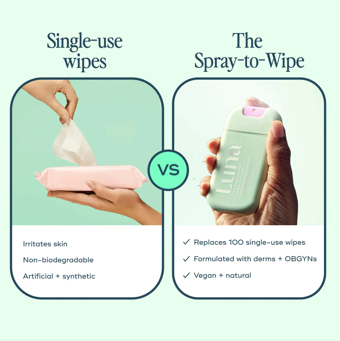 Pre-orden:  Luna Daily | The Everywhere Spray-to-Wipe Mini Trio Holiday Set