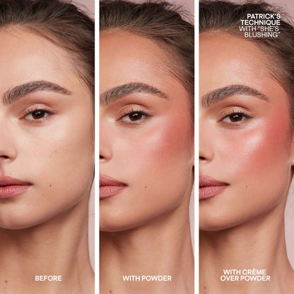 Pre-orden: PATRICK TA | Patrick's Glow and Gloss Set: Major Headlines Blush Duo and Lip Gloss Makeup Gift Set | Warm Me Up