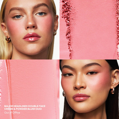 Pre-orden: PATRICK TA | Patrick's Glow and Gloss Set: Major Headlines Blush Duo and Lip Gloss Makeup Gift Set | Ice Me Down