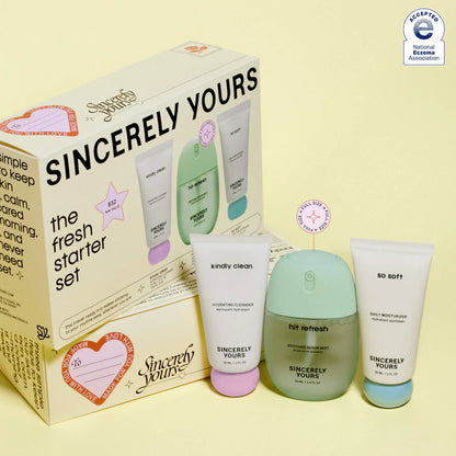 Pre-orden: Sincerely Yours | Fresh Starter 3 Piece Skincare Set
