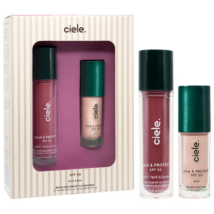 Pre-orden: ciele | Sugar & Silk Duo - Blush & Highlighter Gift Set