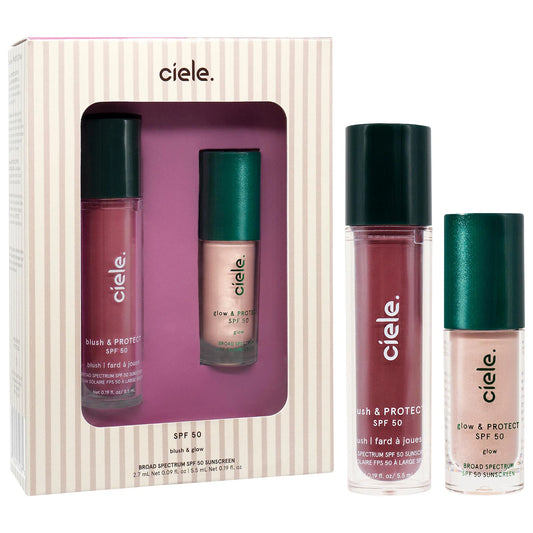 Pre-orden: ciele | Sugar & Silk Duo - Blush & Highlighter Gift Set