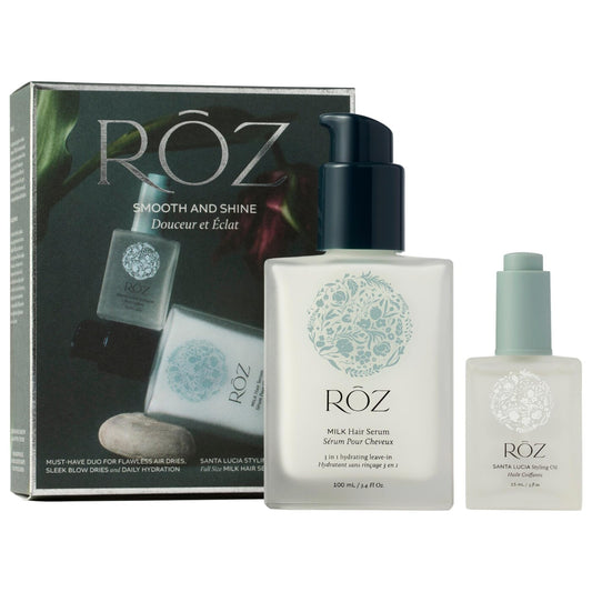 Pre-orden: RŌZ | Smooth & Shine Hair Oil & Serum Gift Set