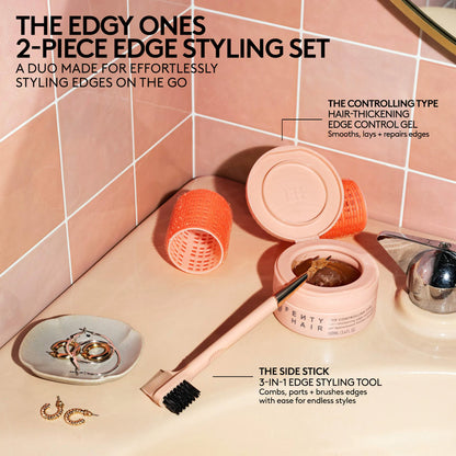 Pre-orden:  Fenty Beauty by Rihanna | The Edgy Ones 2-Piece Edge Styling Hair Gift Set