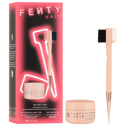 Pre-orden:  Fenty Beauty by Rihanna | The Edgy Ones 2-Piece Edge Styling Hair Gift Set
