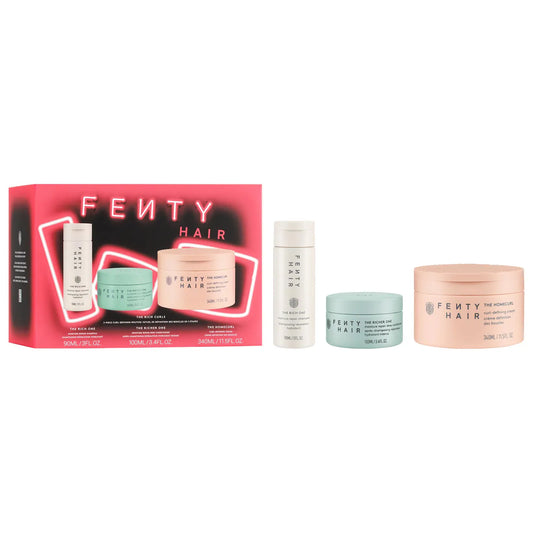 Pre-orden: Fenty Beauty by Rihanna | The Rich Curls 3-Piece Curl-Defining Hair Gift Set