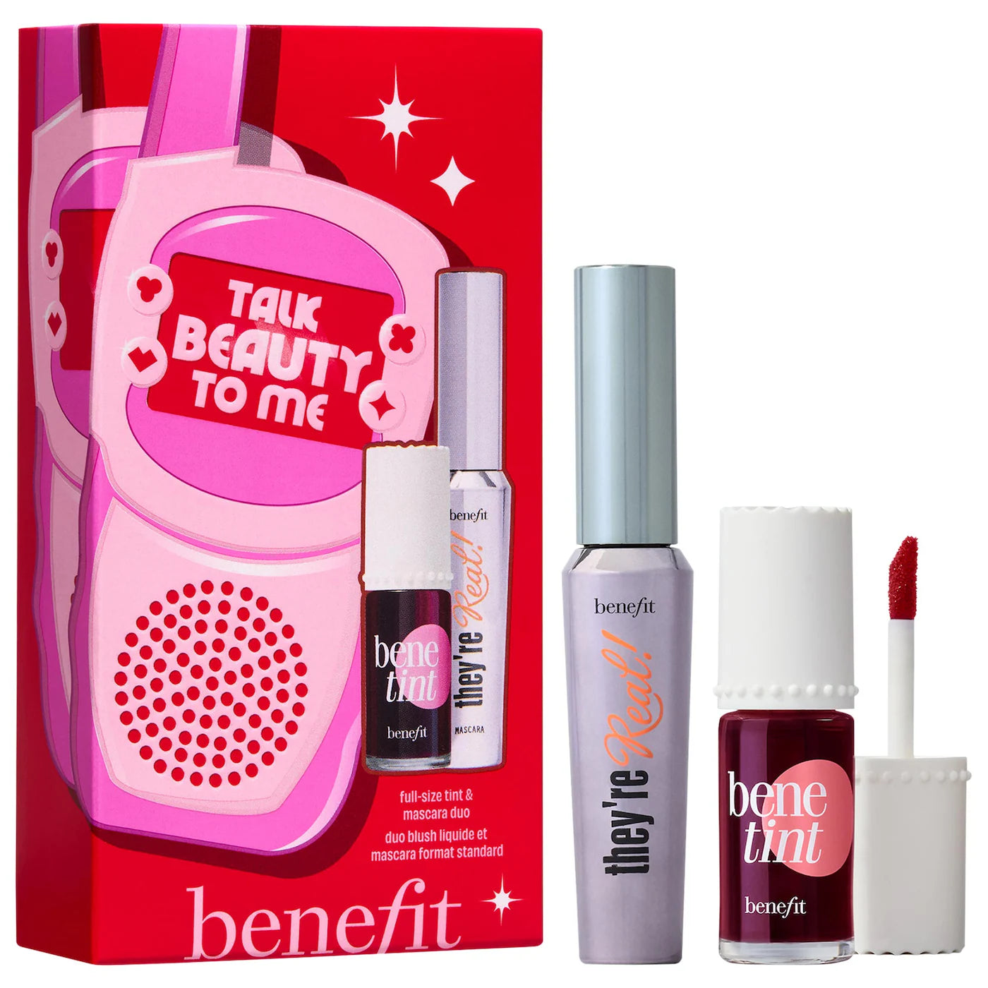 Pre-orden: Benefit Cosmetics | Talk Beauty To Me Benetint & They're Real Mascara Duo Gift Set