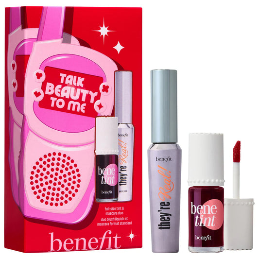 Pre-orden: Benefit Cosmetics | Talk Beauty To Me Benetint & They're Real Mascara Duo Gift Set