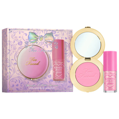 Pre-orden: Too Faced | Dream A Little Dream Makeup Gift Set: Cloud Crush Blush & Kissing Jelly Lip Oil